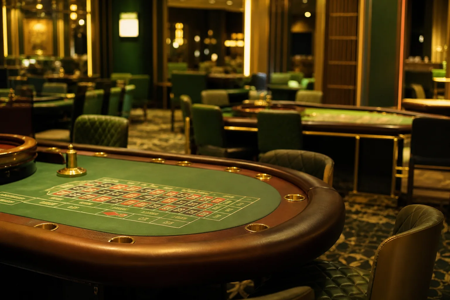 Table and live game categories in an Rich Casino-style lobby